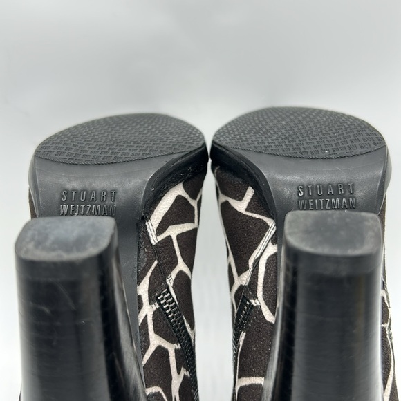 2168- Stuart Weitzman Giraffe Print Ankle Boots – Size 7 – Gently Worn - Picture 9 of 12